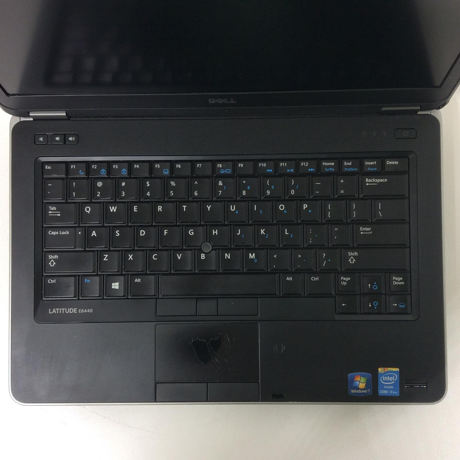 DELL LATITUDE E6440 Intel Core I7 4600M 2 90GHz NO HARD DRIVE 4GB