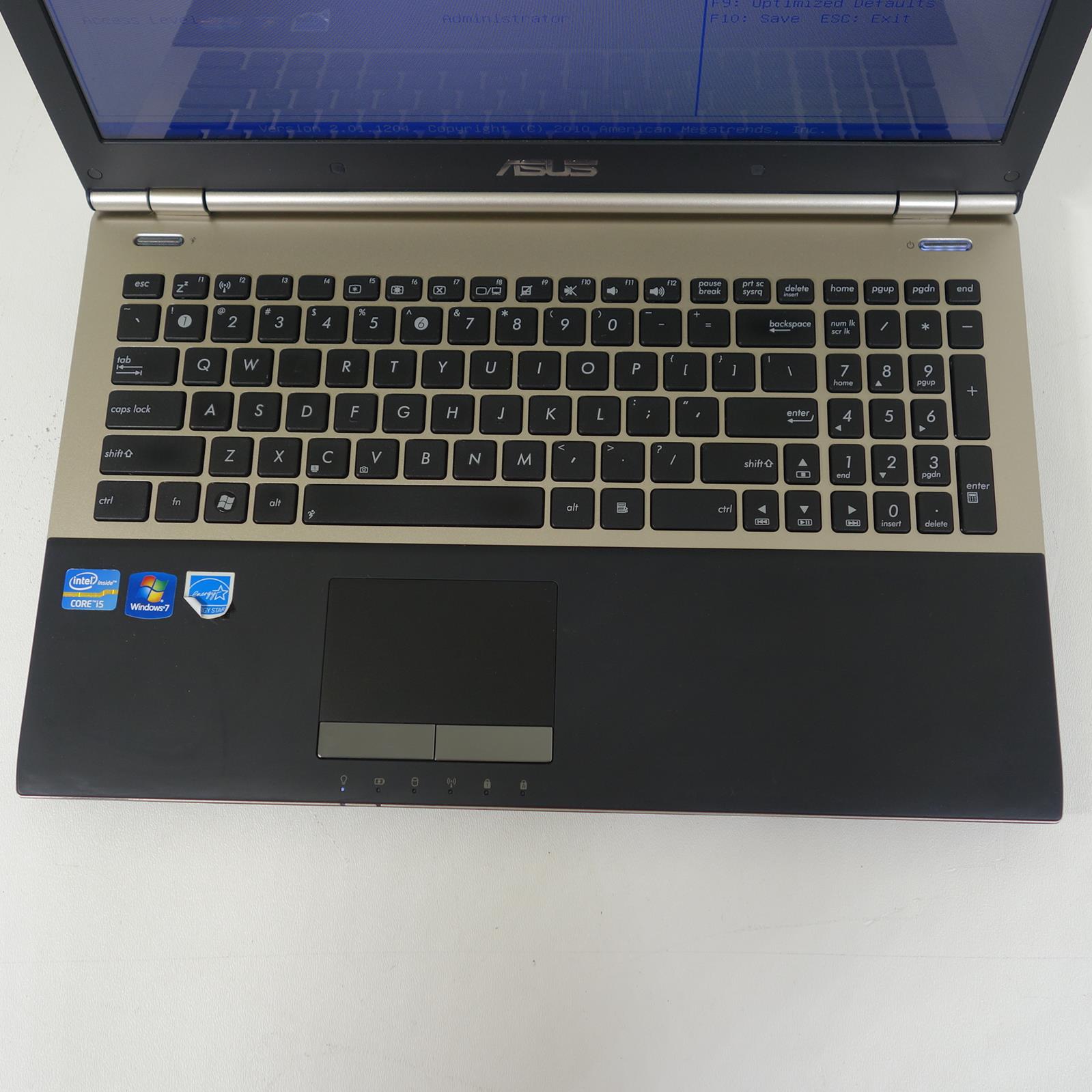 ASUS U56E Intel Core i52450M 2.50GHz 640GB HDD 8GB Ram Windows 10